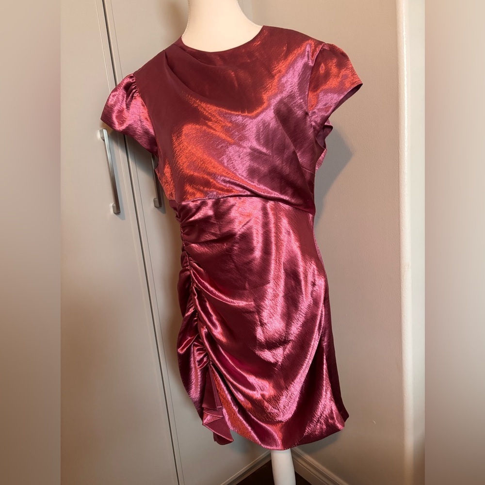 Cinq à Sept Mauve Asymmetrical Dress